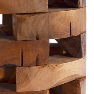 Galleria Design Beside Cabinet 30x30x45 cm Solid Teak Wood