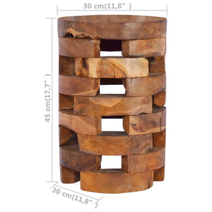 Galleria Design Beside Cabinet 30x30x45 cm Solid Teak Wood