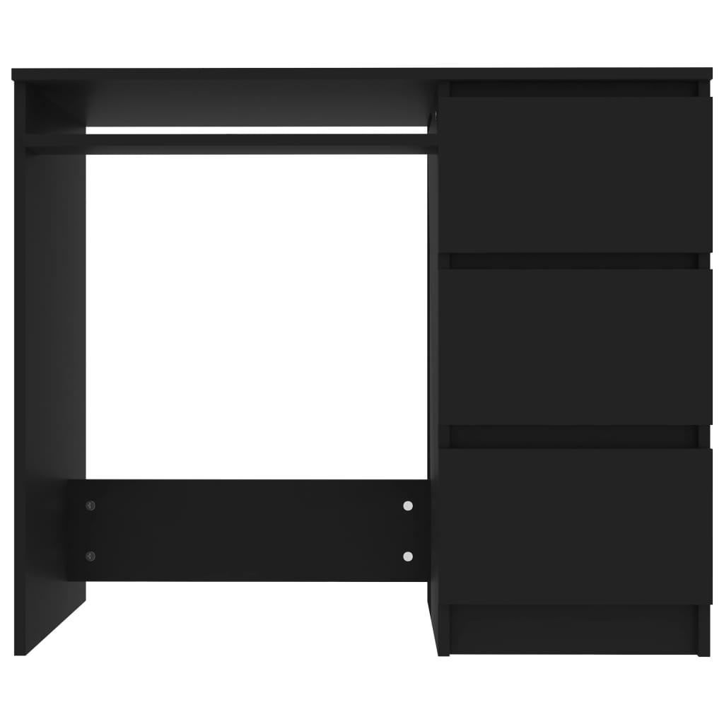 Galleria Design Desk Black 90x45x76 cm Engineered Wood