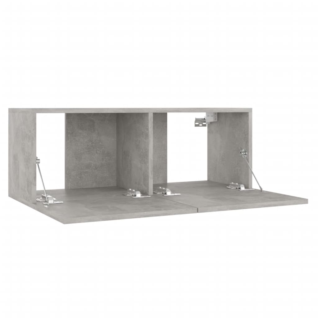 Galleria Design TV Cabinet Concrete Grey 80x30x30 cm Engineered Wood