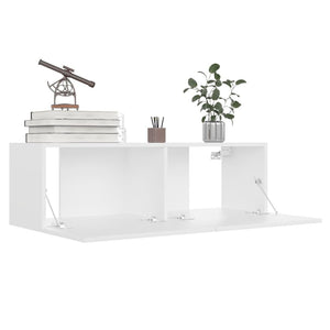 Galleria Design TV Cabinet White 100x30x30 cm Engineered Wood