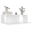 Galleria Design TV Cabinet White 100x30x30 cm Engineered Wood