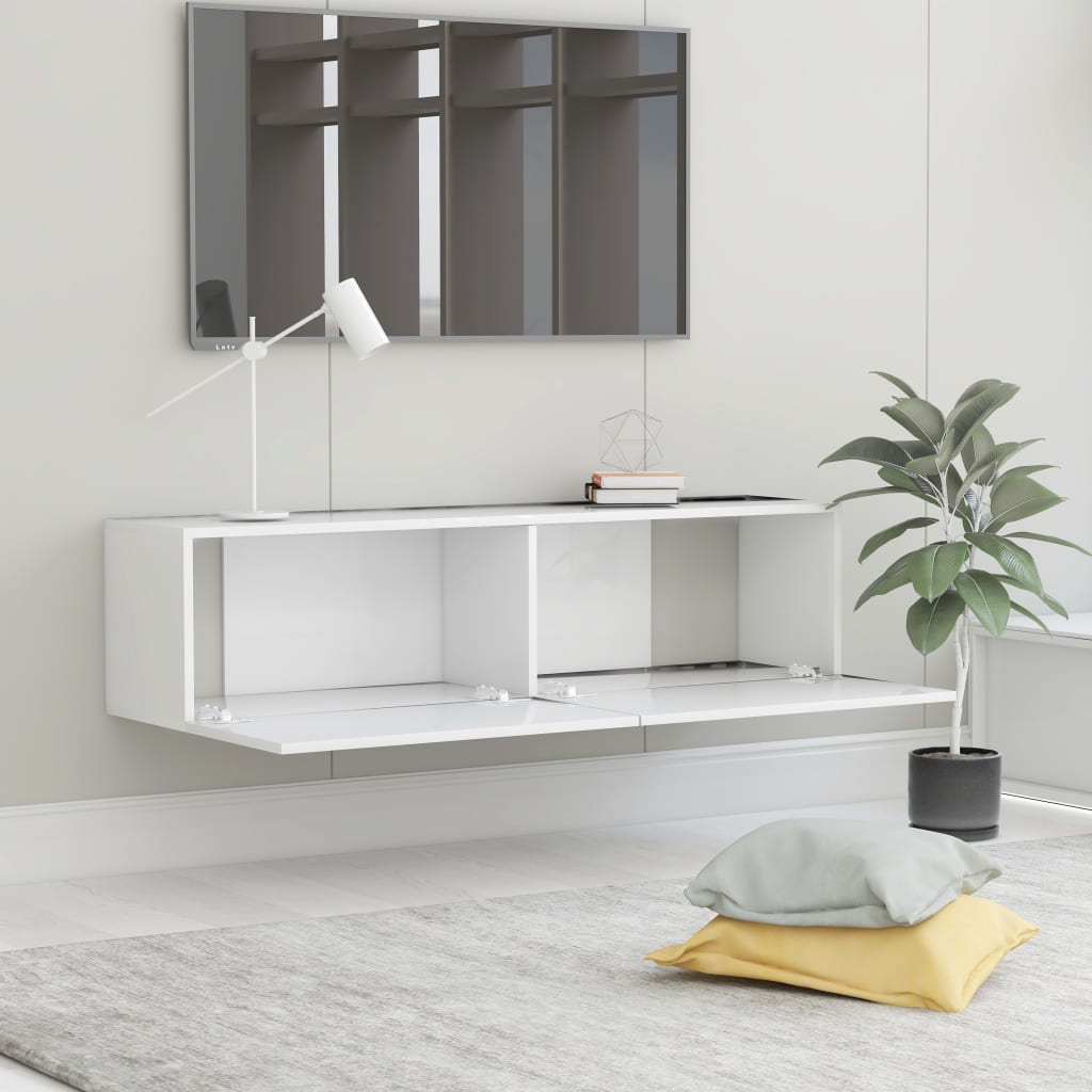 Galleria Design TV Cabinet White 120x30x30 cm Engineered Wood