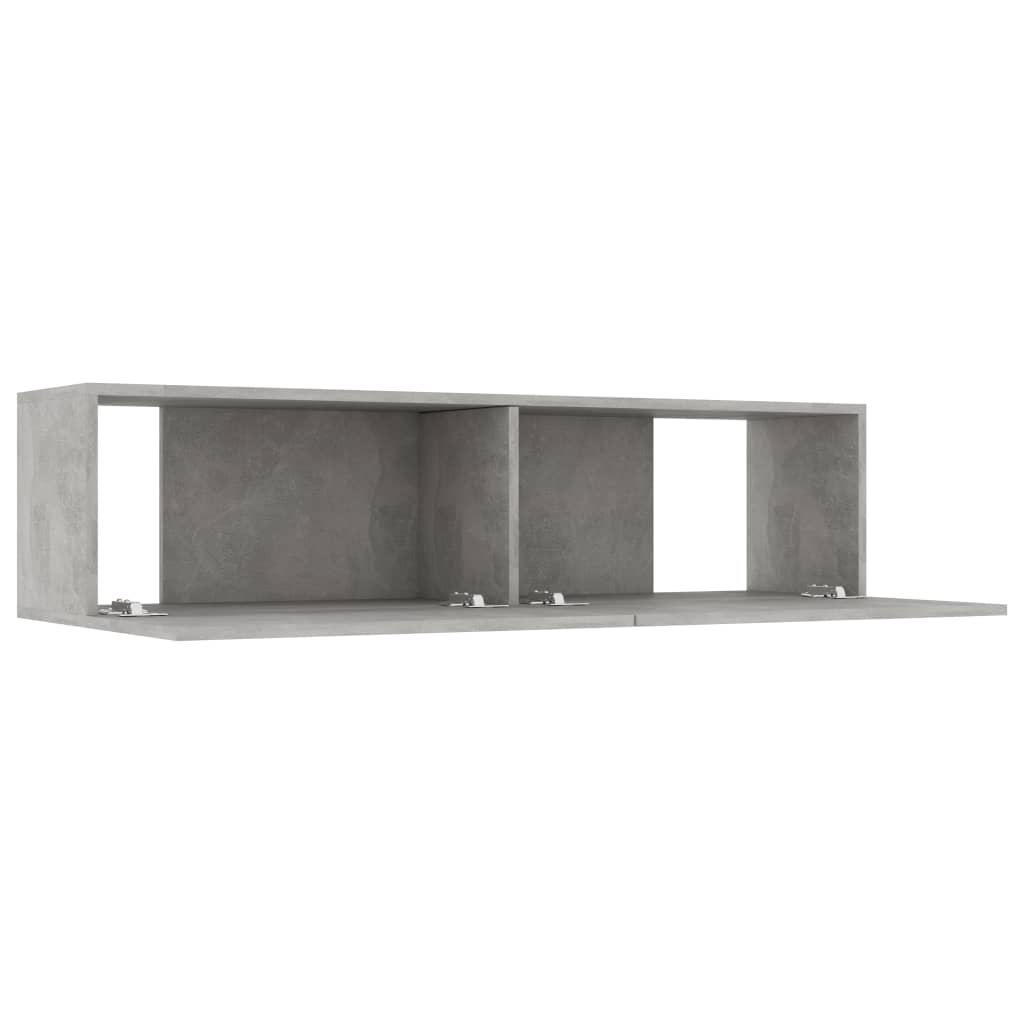 Galleria Design TV Cabinet Concrete Grey 120x30x30 cm Engineered Wood