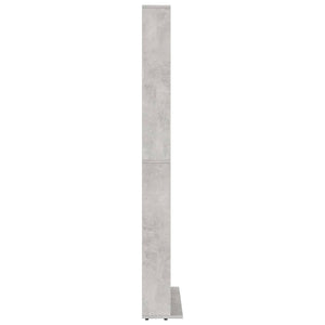 Galleria Design CD Cabinet Concrete Grey 102x16x177.5 cm Engineered Wood