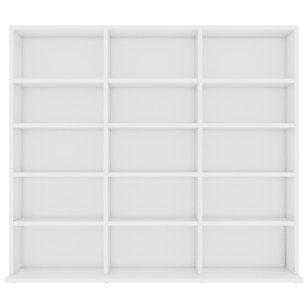 Galleria Design CD Cabinet White 100x23x89.5 cm Engineered Wood