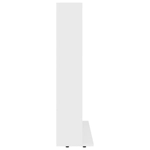 Galleria Design CD Cabinet White 100x23x89.5 cm Engineered Wood