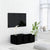 Galleria Design TV Cabinet Black 80x34x30 cm Engineered Wood