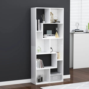 Galleria Design Book Cabinet White 67x24x161 cm Engineered Wood