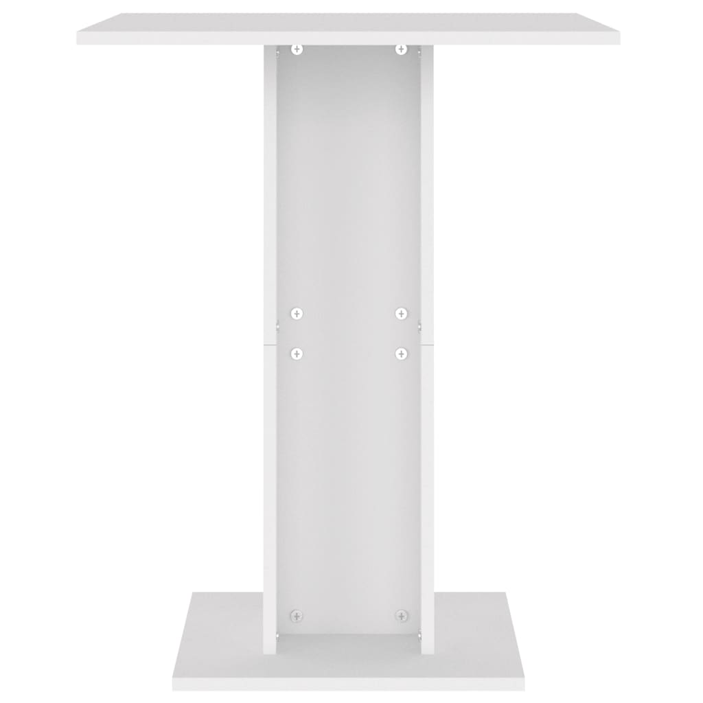 Galleria Design Bistro Table White 60x60x75 cm Engineered Wood