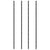Galleria Design Wall-mounted Wine Racks for 72 Bottles 2 pcs Black Iron
