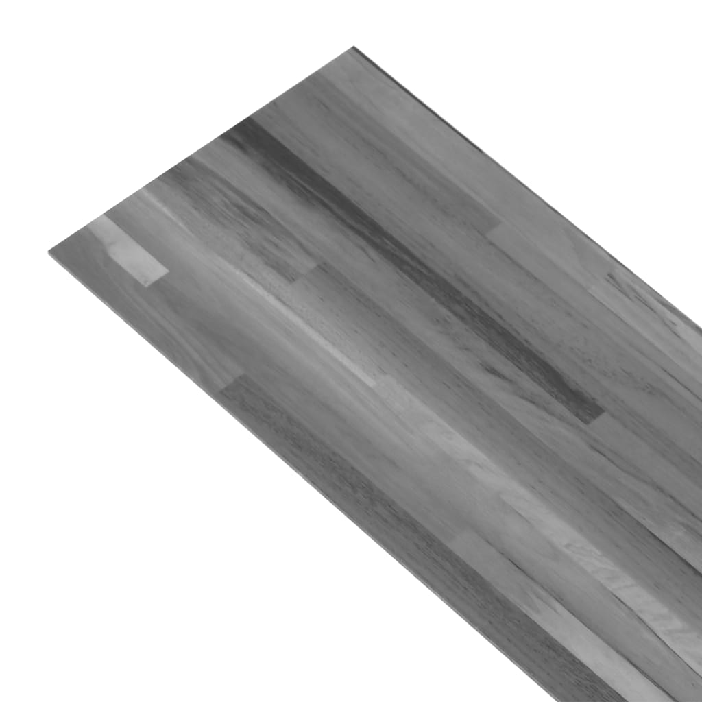 Galleria Design PVC Flooring Planks 5.02 m² 2 mm Self-adhesive Striped Grey