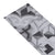 Galleria Design PVC Flooring Planks 5.02 m² 2 mm Self-adhesive Striped Grey