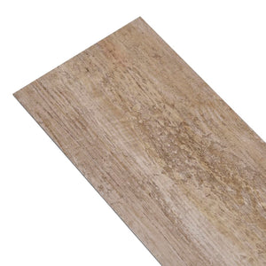 Galleria Design PVC Flooring Planks 5.02 m² 2 mm Self-adhesive Striped Brown