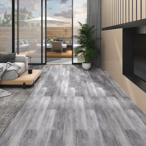 Galleria Design PVC Flooring Planks 5.02 m² 2 mm Self-adhesive Striped Brown