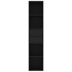 Galleria Design Book Cabinet Black 36x30x171 cm Engineered Wood