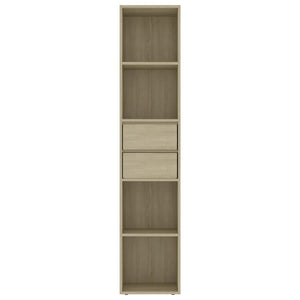Galleria Design Book Cabinet Sonoma Oak 36x30x171 cm Engineered Wood