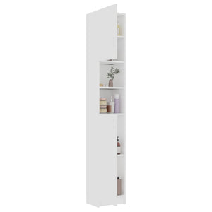 Galleria Design Bathroom Cabinet White 32x25.5x190 cm Engineered Wood