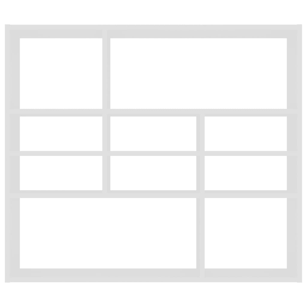 Galleria Design Wall Shelf White 90x16x78 cm Engineered Wood