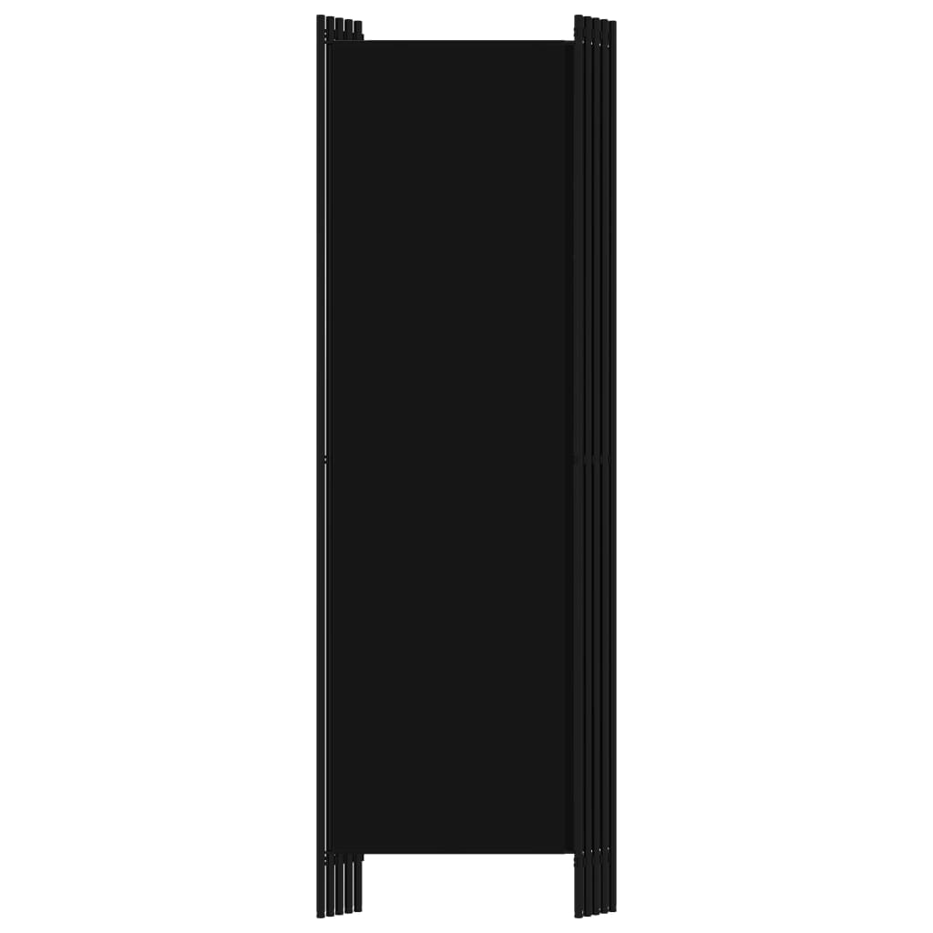 Galleria Design 5-Panel Room Divider Black 250x180 cm
