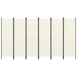 Galleria Design 6-Panel Room Divider White 300x180 cm