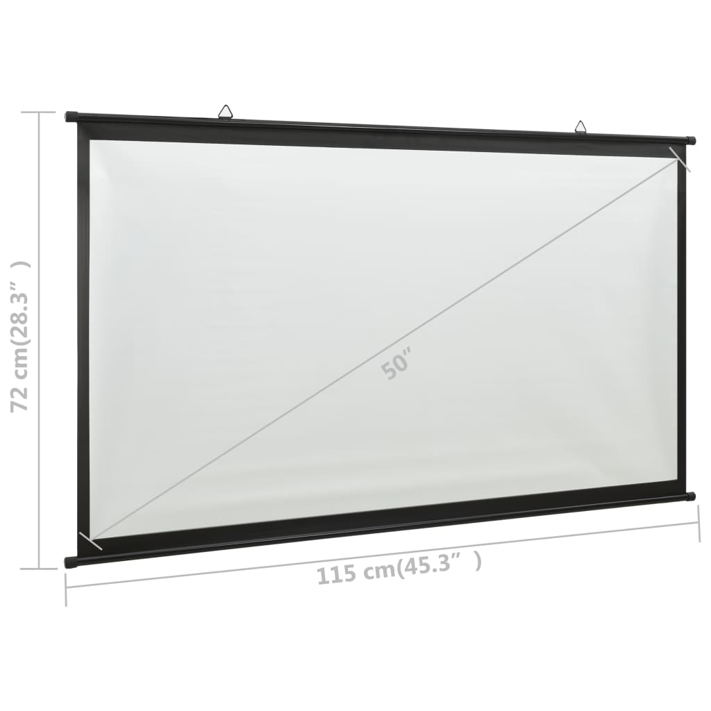 Galleria Design Projection Screen 50&quot; 16:9