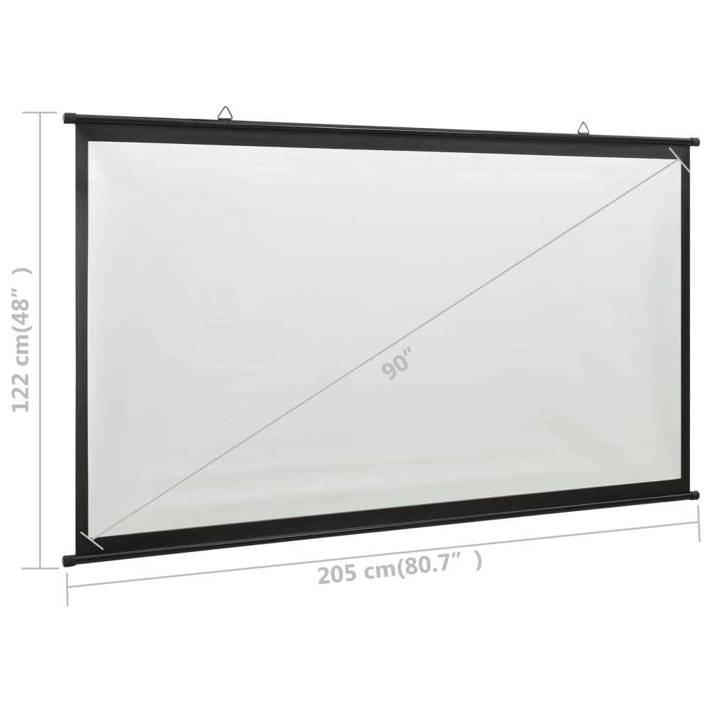 Galleria Design Projection Screen 90&quot; 16:9