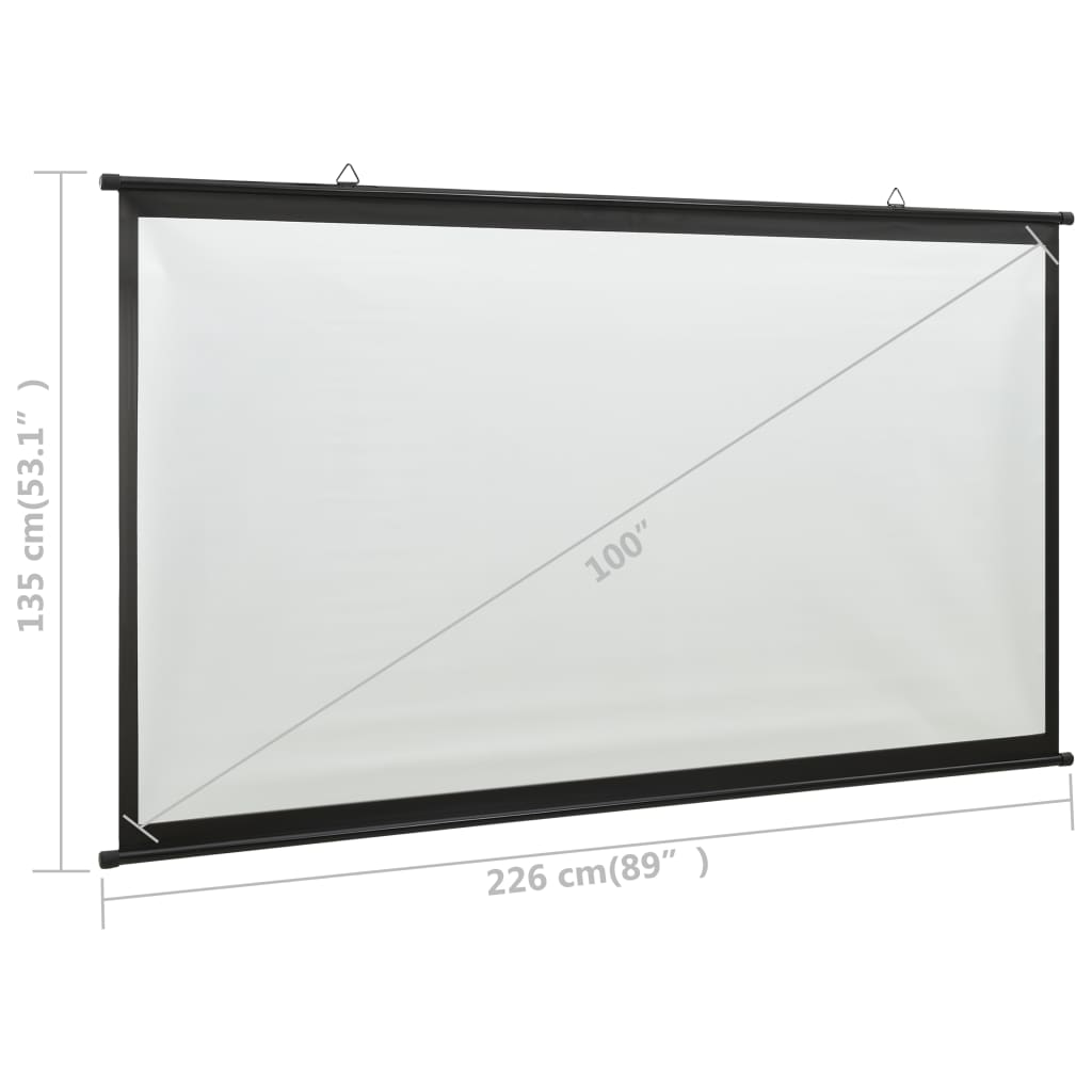 Galleria Design Projection Screen 100&quot; 16:9