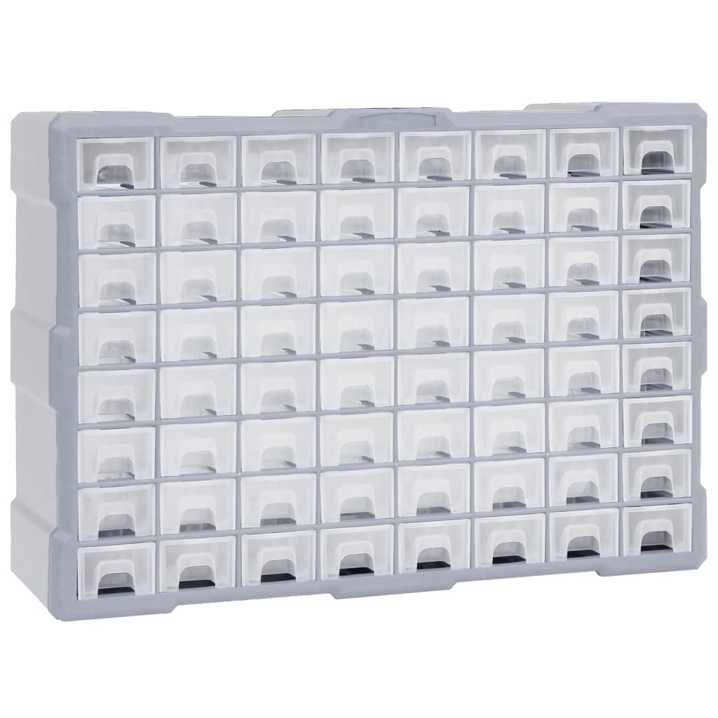 Galleria Design Multi-drawer Organiser with 64 Drawers 52x16x37.5 cm