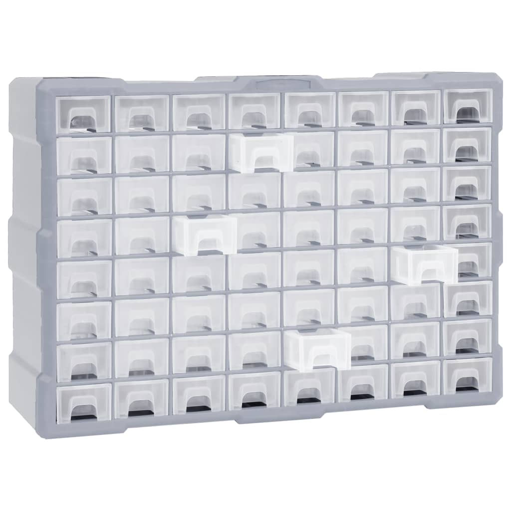 Galleria Design Multi-drawer Organiser with 64 Drawers 52x16x37.5 cm