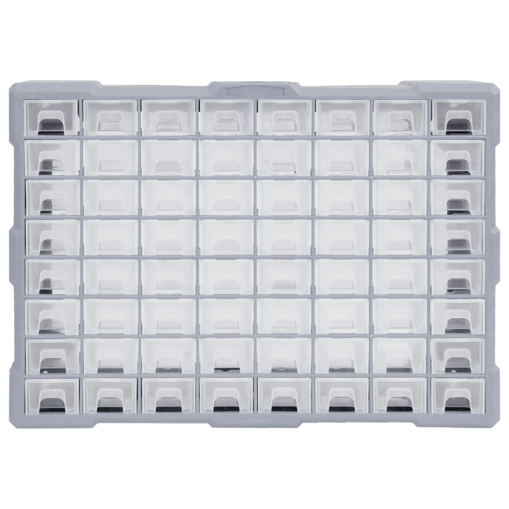 Galleria Design Multi-drawer Organiser with 64 Drawers 52x16x37.5 cm