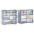 Galleria Design Multi-drawer Organisers with 12 Drawers 2 pcs 26.5x16x26 cm