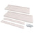 Galleria Design 2-Tier Floating Wall Shelves 2 pcs Stainless Steel 200x30 cm