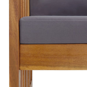 Galleria Design Garden Bench with Cushions 119 cm Solid Acacia Wood