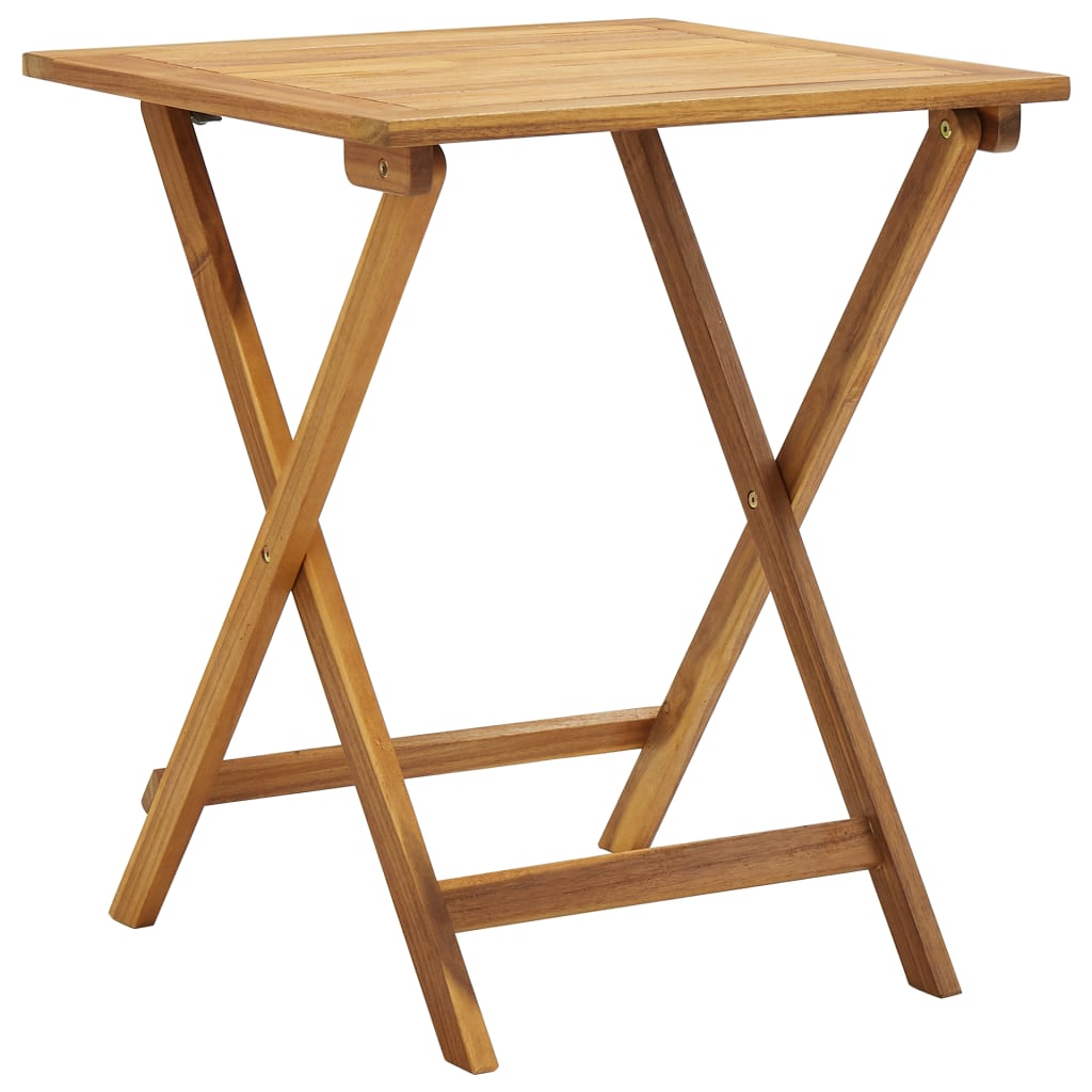 Galleria Design 3 Piece Folding Bistro Set with Cushions Solid Acacia Wood
