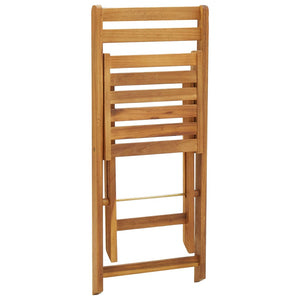 Galleria Design 3 Piece Folding Bistro Set with Cushions Solid Acacia Wood