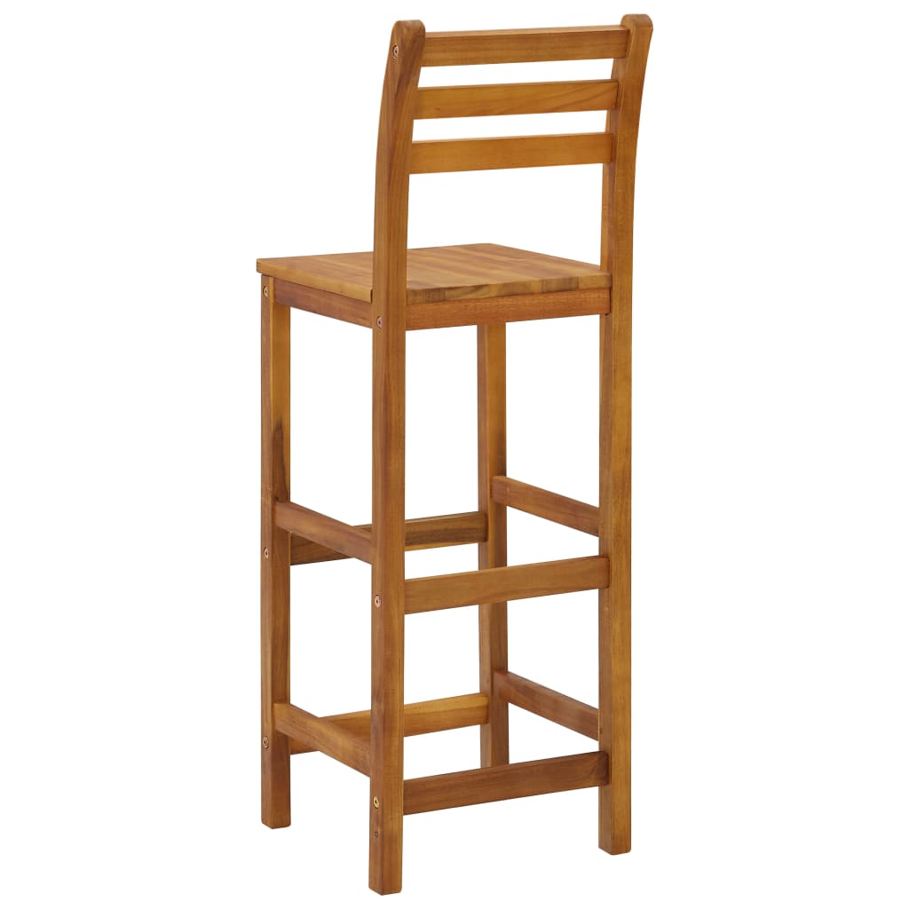 Galleria Design Bar Stools 4 pcs Solid Acacia Wood
