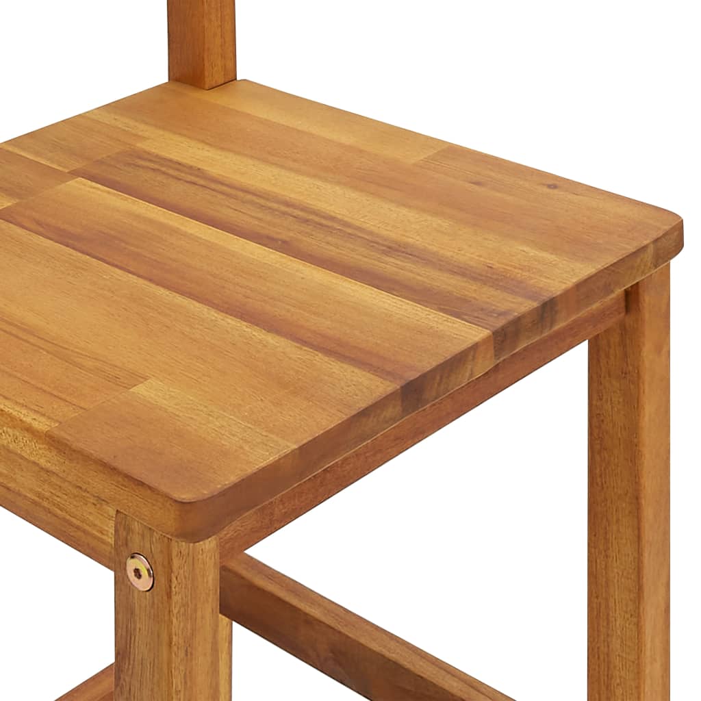 Galleria Design Bar Stools 4 pcs Solid Acacia Wood