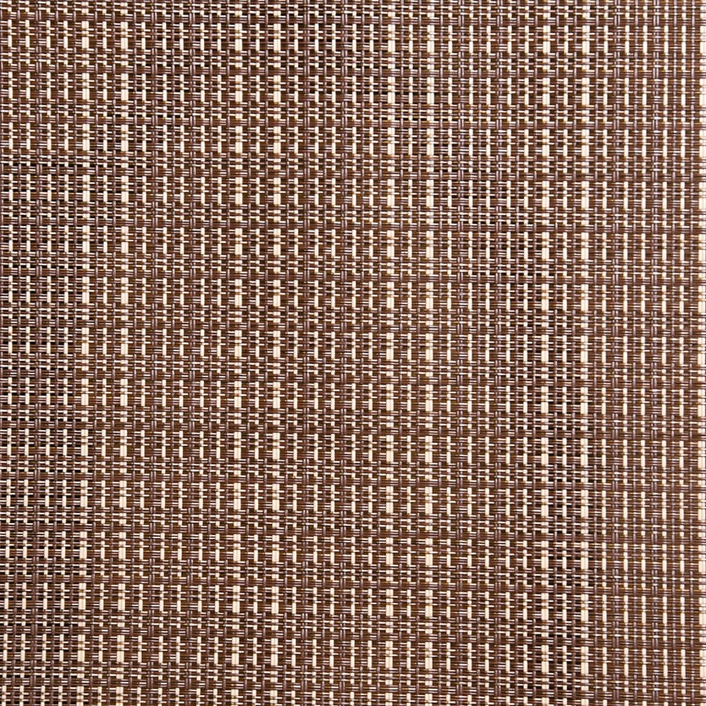 Galleria Design Garden Swivel Chairs 2 pcs Textilene and Steel Brown