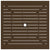 Galleria Design Garden Table Brown 81.5x81.5x72 cm Steel