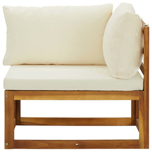 Galleria Design Sectional Corner Sofas 2 pcs with Cushions Cream White