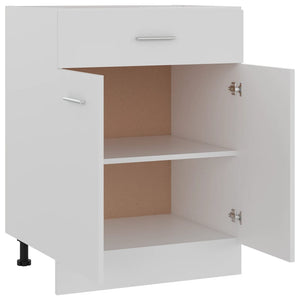 Galleria Design Drawer Bottom Cabinet White 60x46x81.5 cm Engineered Wood