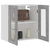 Galleria Design Hanging Glass Cabinet Lyon Concrete Grey  60x31x60 cm Engineered Wood