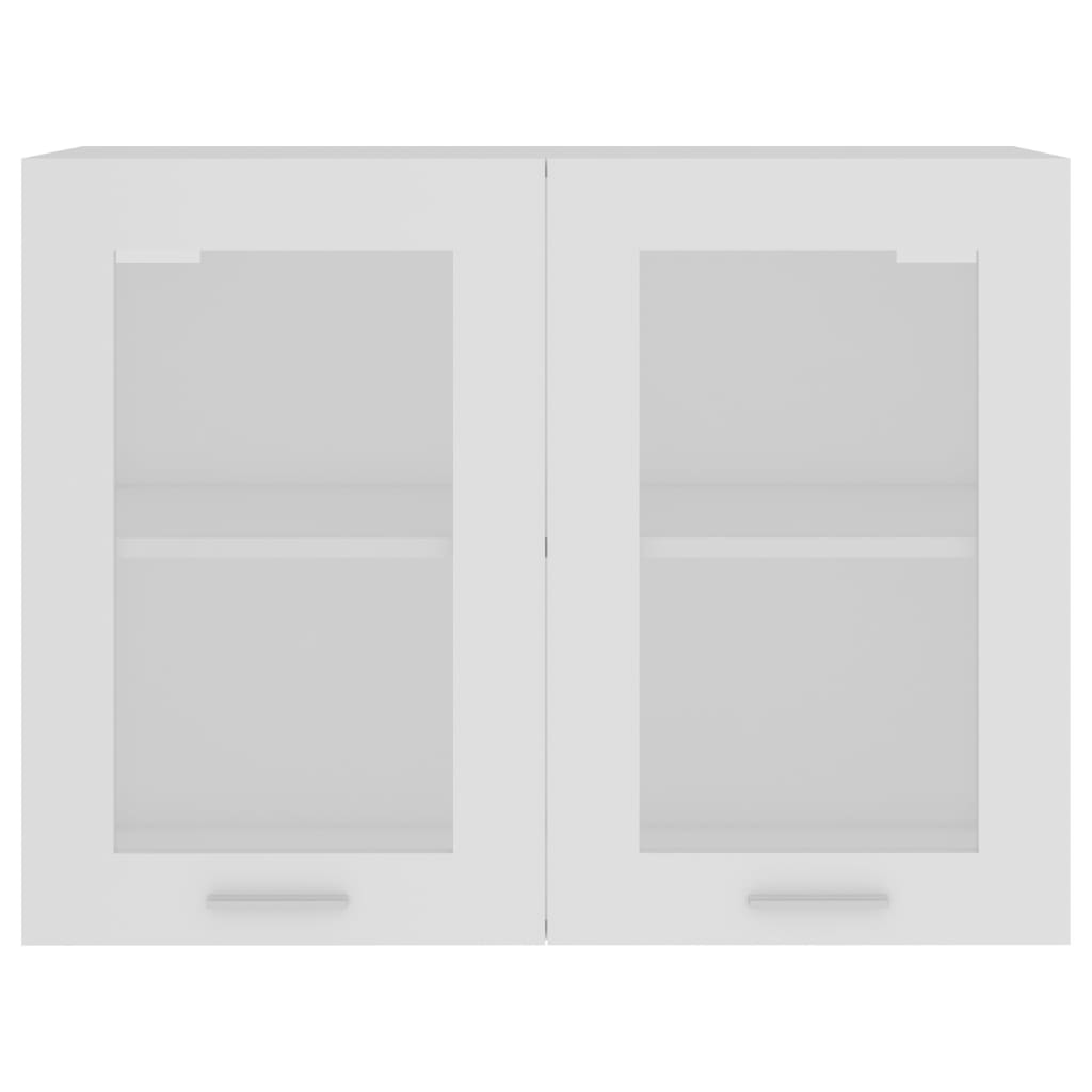 Galleria Design Hanging Glass Cabinet White 80x31x60 cm Engineered Wood