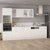 Galleria Design Microwave Cabinet Lyon White 60x57x207 cm Engineered Wood