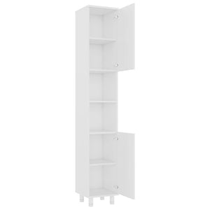 Galleria Design Bathroom Cabinet White 30x30x179 cm Engineered Wood