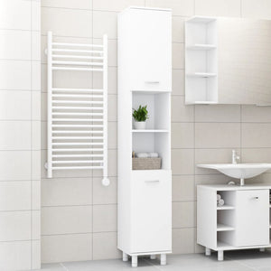 Galleria Design Bathroom Cabinet White 30x30x179 cm Engineered Wood