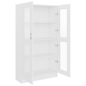 Galleria Design Vitrine Cabinet White 82.5x30.5x150 cm Engineered Wood