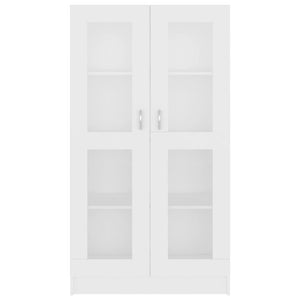 Galleria Design Vitrine Cabinet White 82.5x30.5x150 cm Engineered Wood