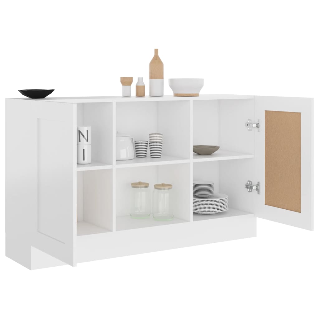 Galleria Design Sideboard White 120x30.5x70 cm Engineered Wood